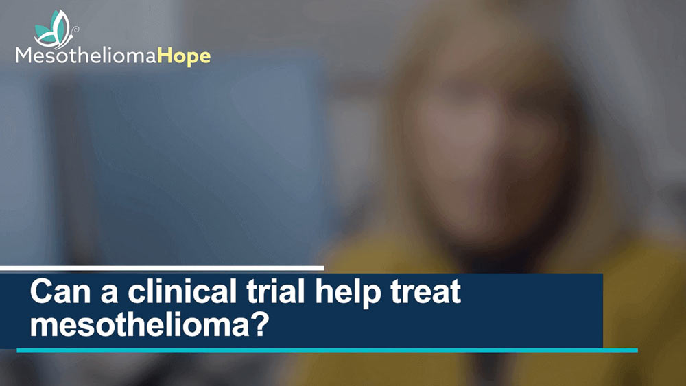 Amy Fair video on how clinical trials can help treat mesothelioma