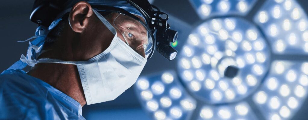 Surgeon in operating room