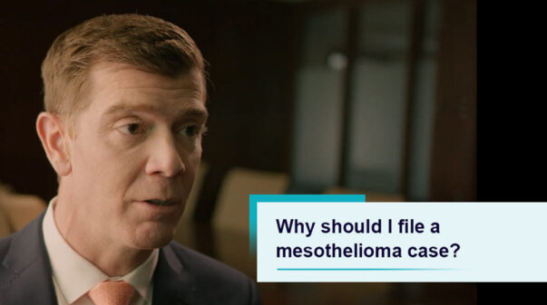 Why File a Mesothelioma Case? Video Thumbnail