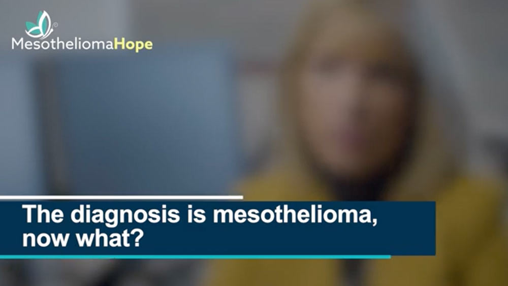 Video about what to expect after a mesothelioma diagnosis.